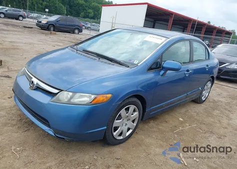 2007 Honda Civic Lx из США, поврежденный, VIN 1HGFA16507L005273
